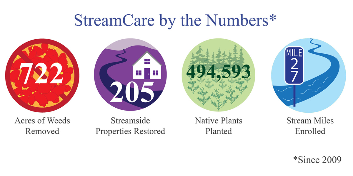 Four significant StreamCare metrics since 2009