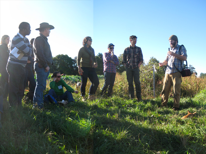 NIFTI Field School participants tour the farm and facilities at Refuge Gardens
